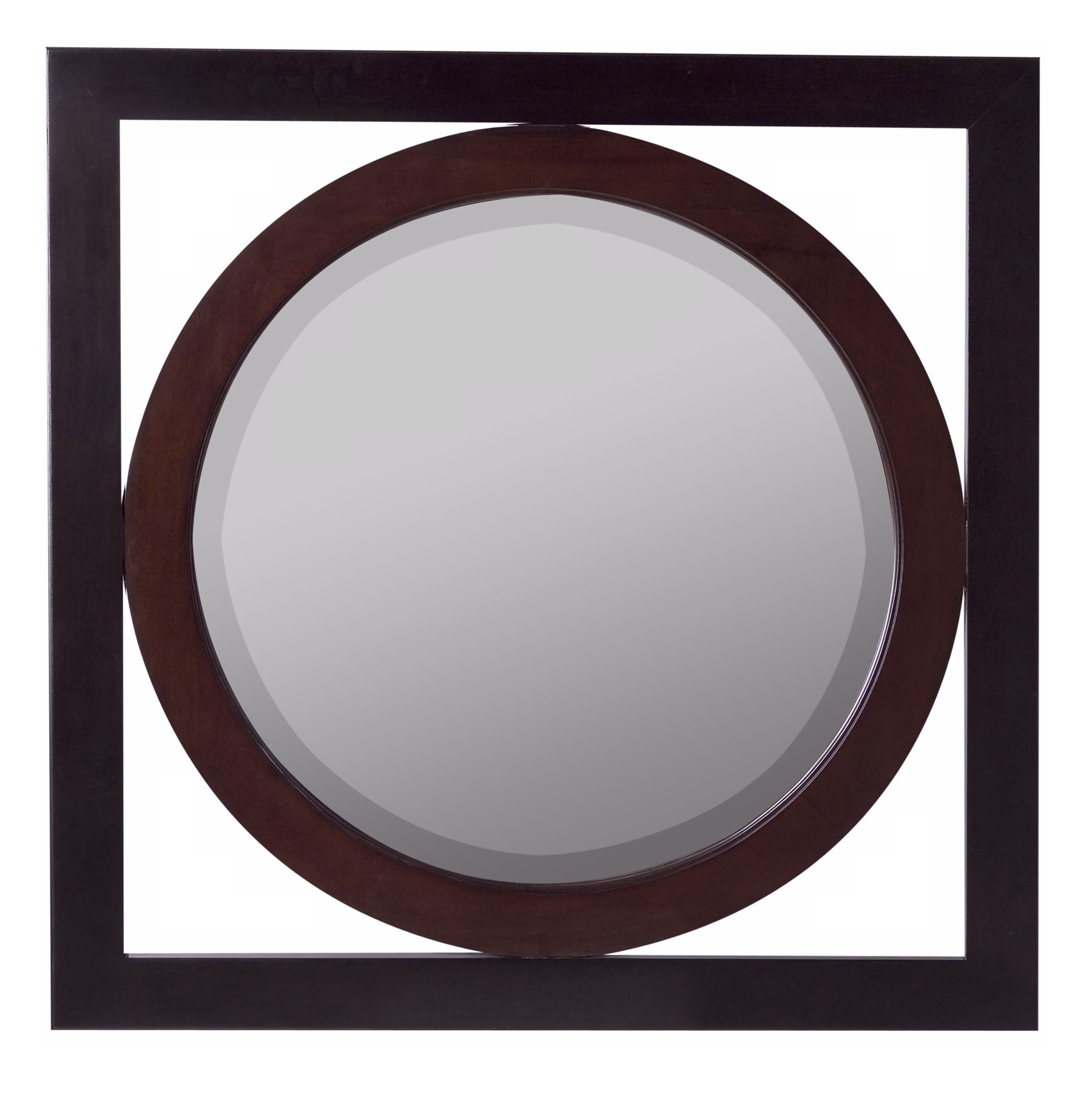 Blair Dark Brown 36" Wide Wall Mirror