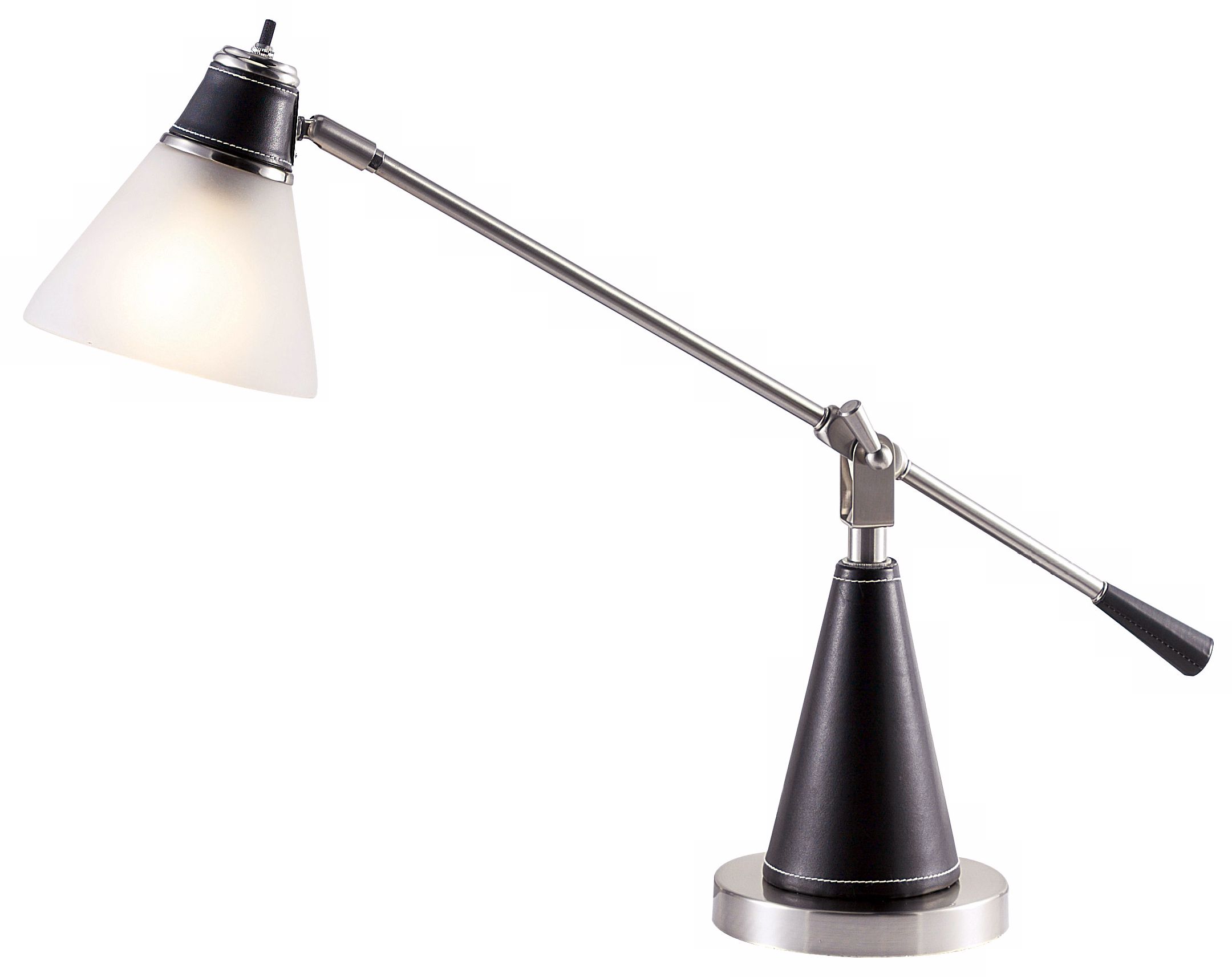 Oxford Satin Steel Balance Arm Desk Lamp