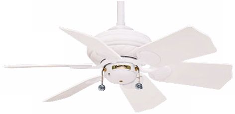 31" Casablanca Wailea Snow White Ceiling Fan