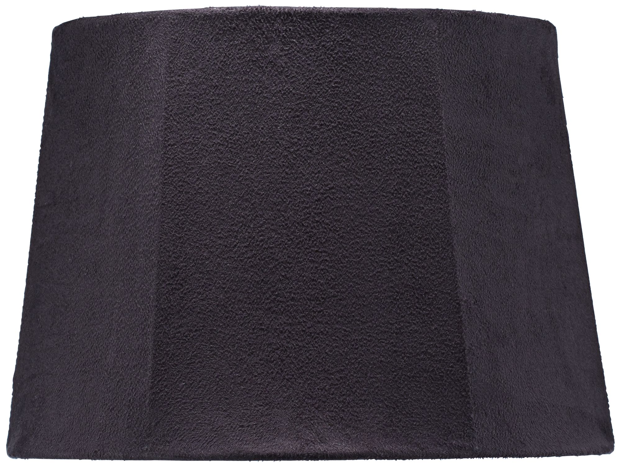 Faux Suede Animal Print Lined Shade 9.25x11.25x8 (Spider)