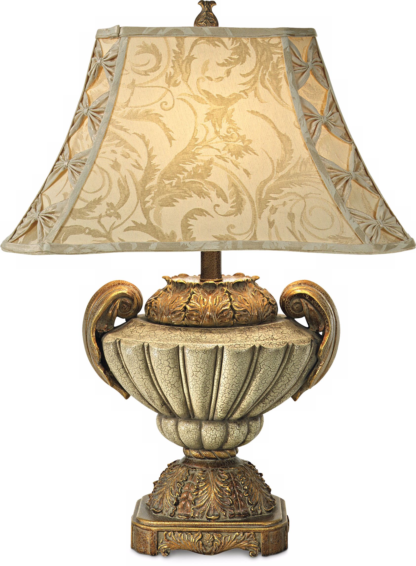 Kathy Ireland English Alabaster Vase Table Lamp