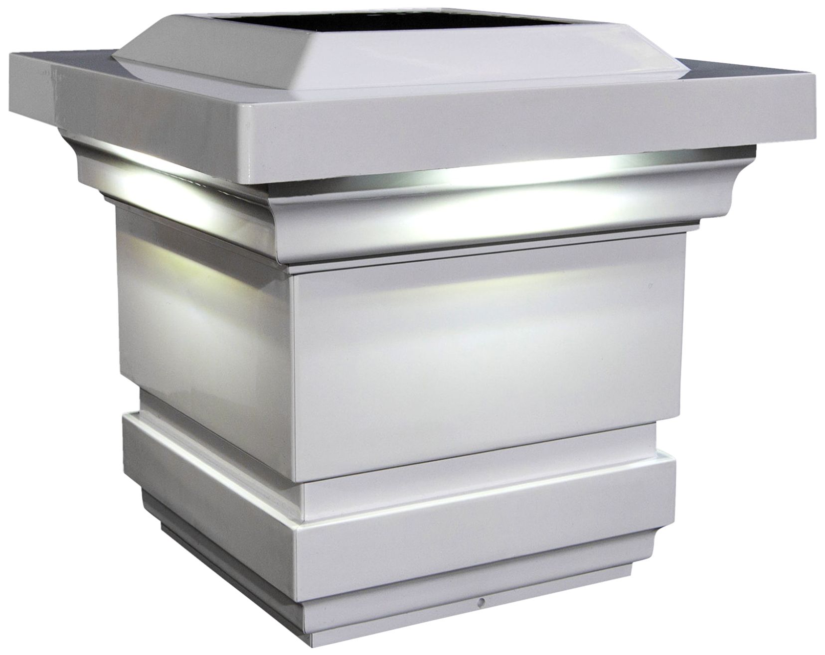 Solar Powered 4" LED Post Cap Light