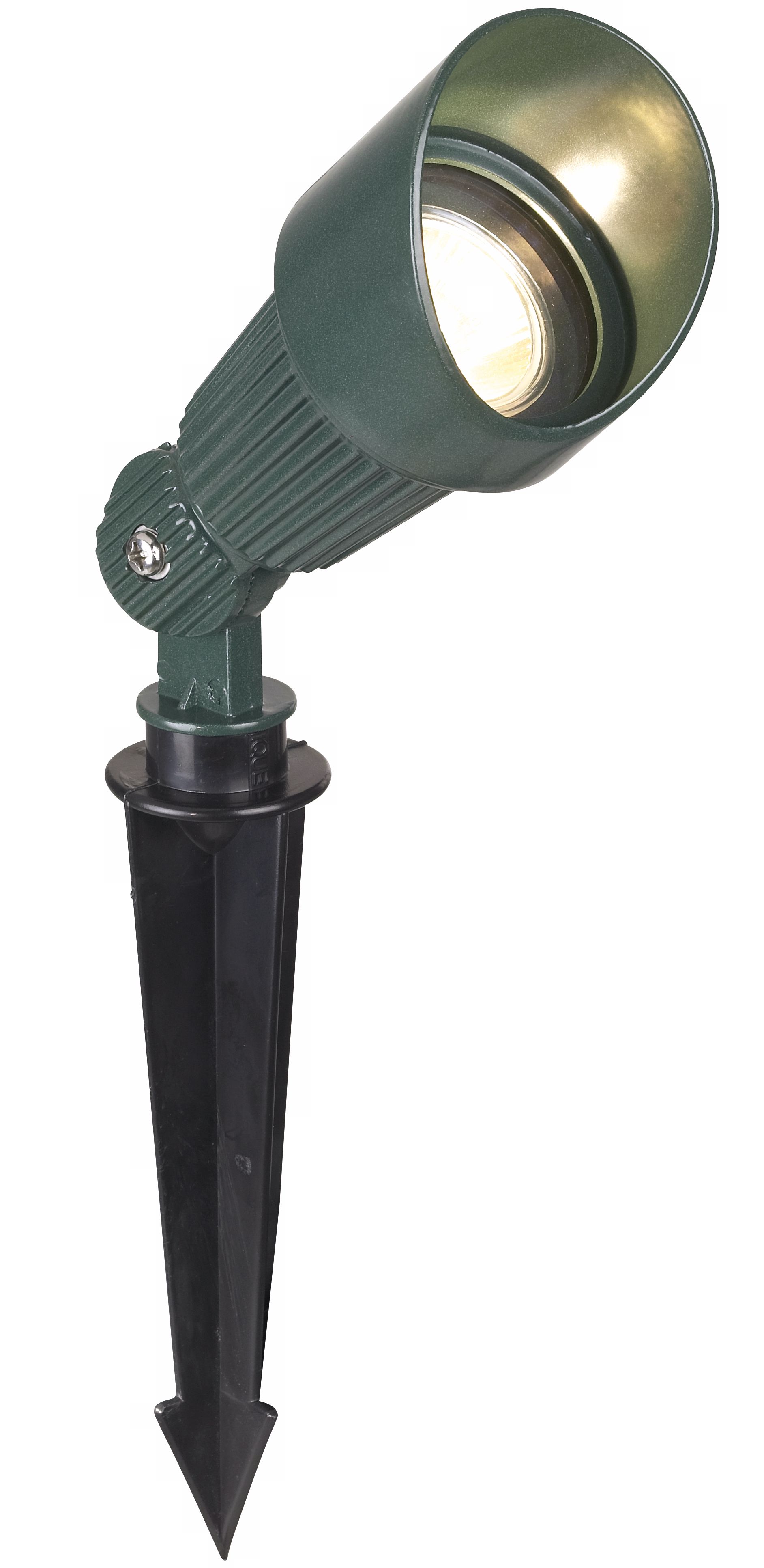 Dark Green Hood Style Landscape Light