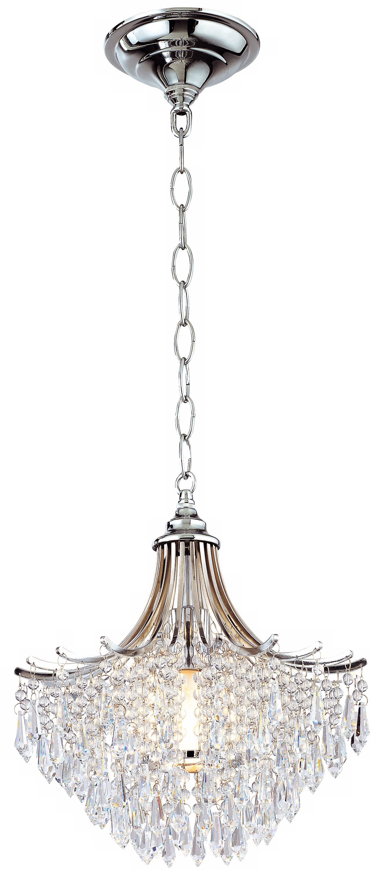 Dazzle Collection 12" Wide Clear Crystal Pendant Chandelier