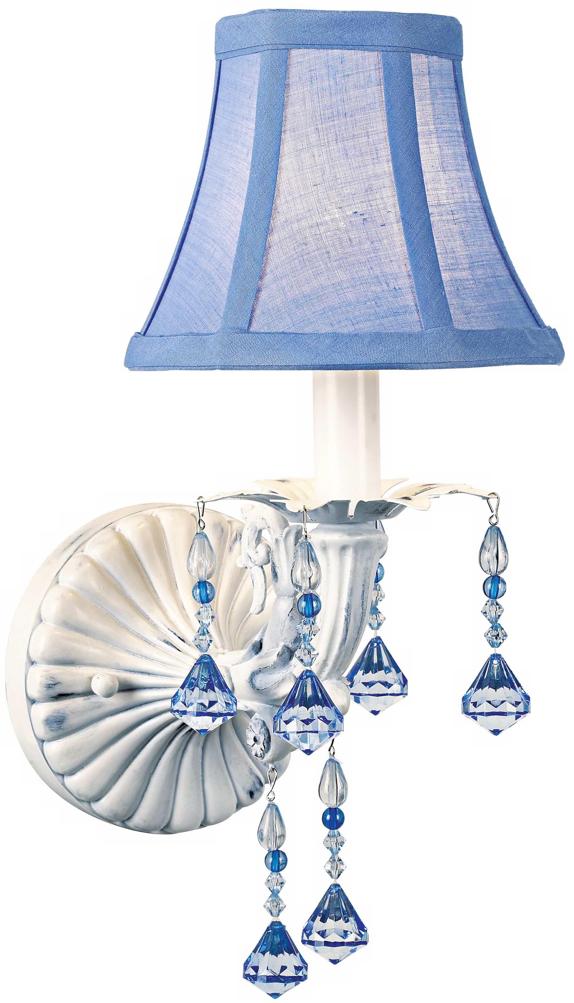 Blue Bell Plug-In Style Wall Sconce