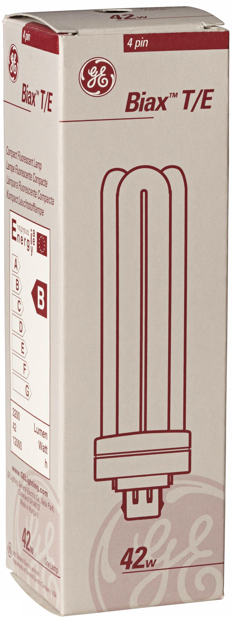 42 Watt Triple Tube 4-Pin CFL Light Bulb
