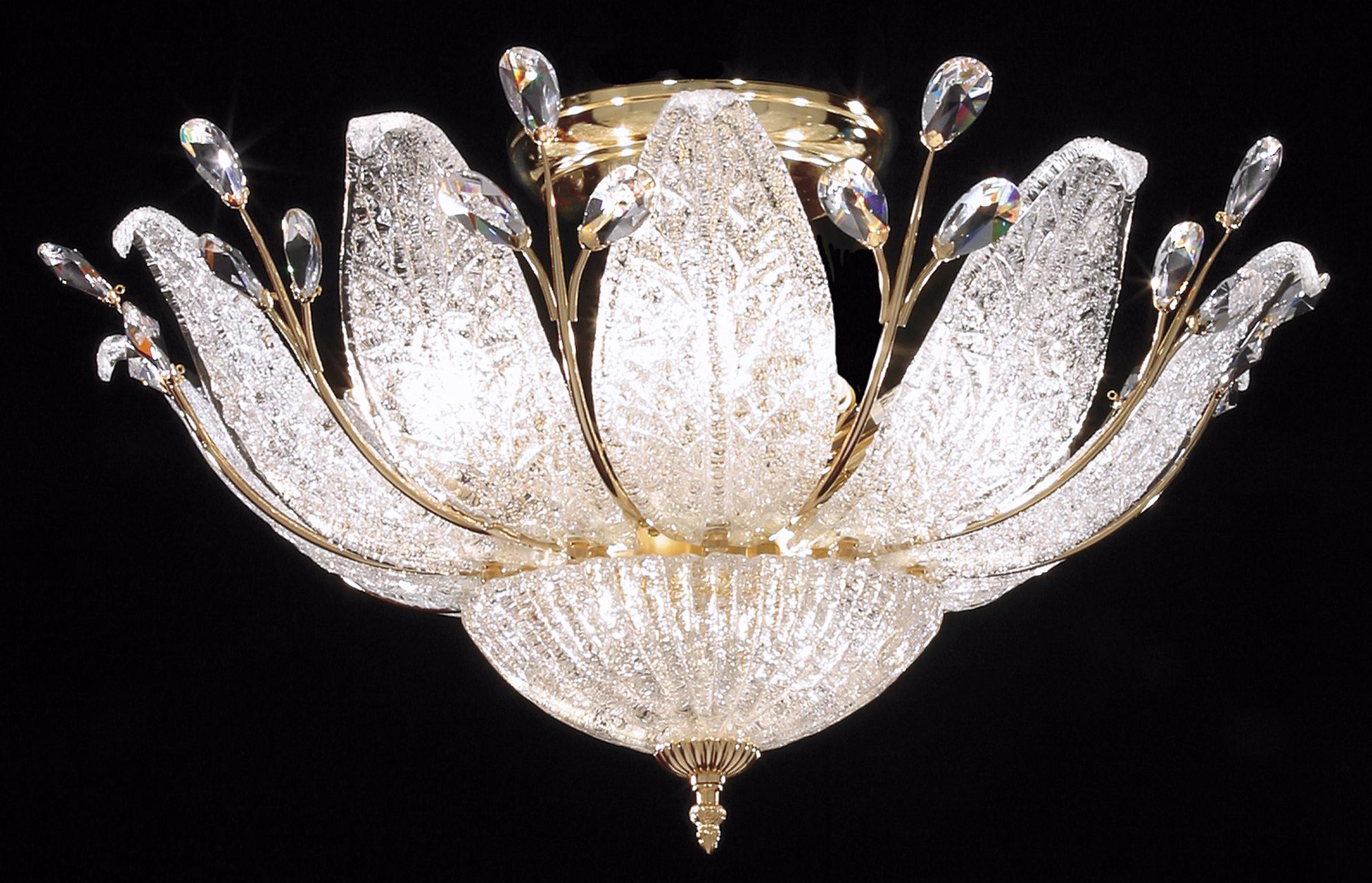 James R. Moder Murano Collection 27" Wide Ceiling Light