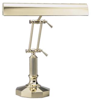 Decagon Base Solid Brass Piano Desk Lamp 69037