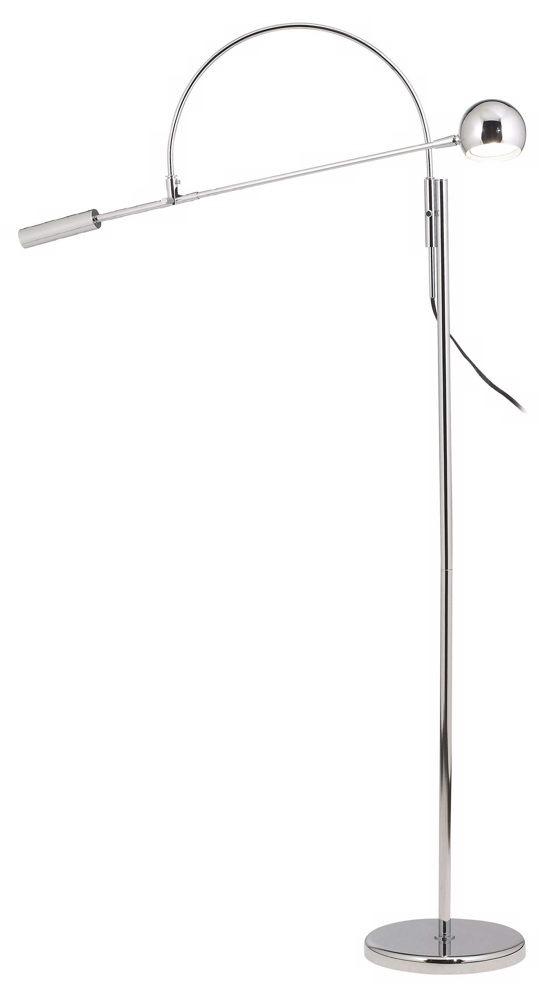 Sonneman with Suspended Arch Arm Orbiter Floor Lamp