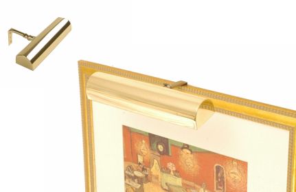 Concept 11 1/2" Wide Brass Finish Cordless Picture Light