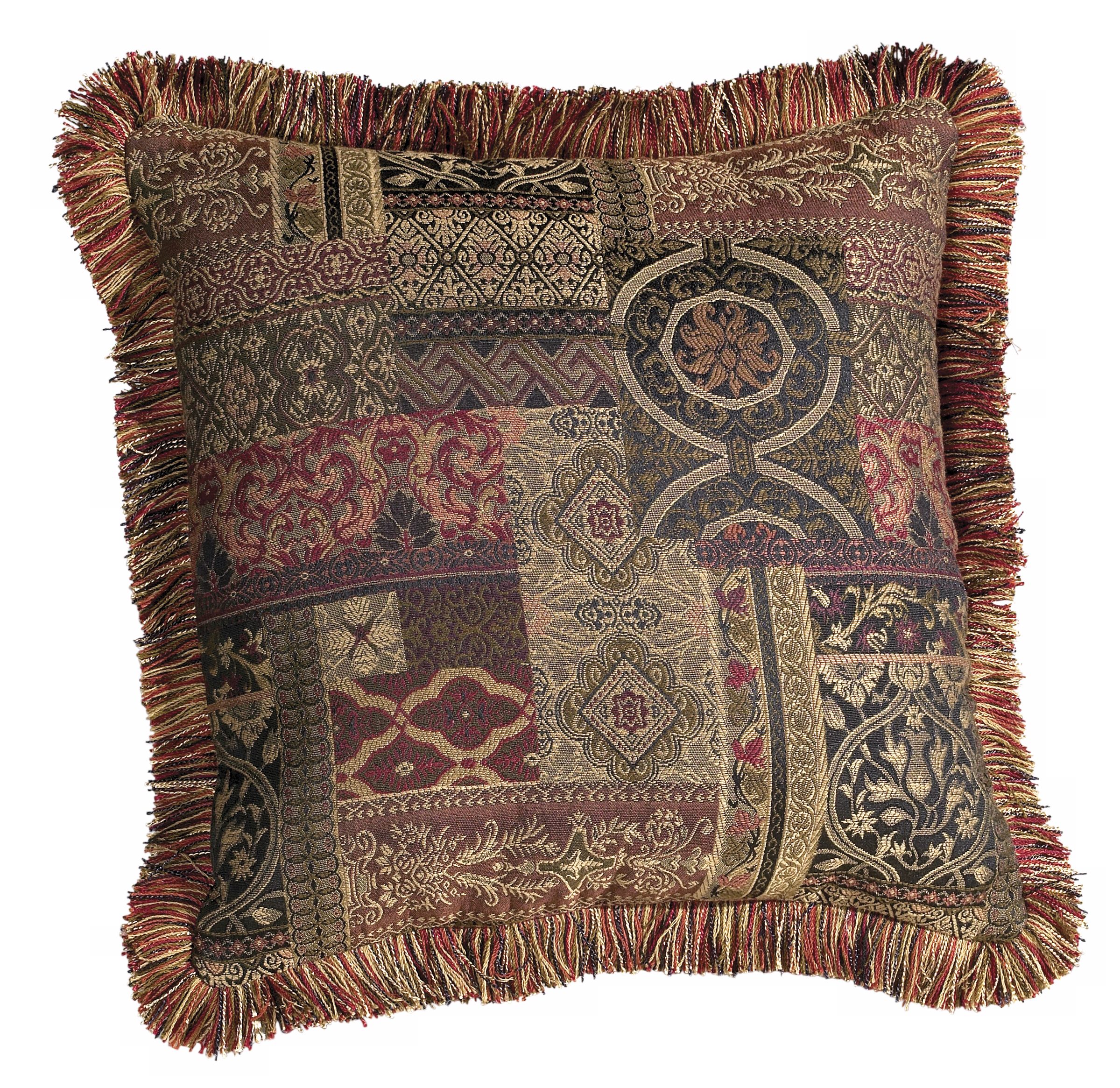 Casbah Collection Fringe Accent Pillow