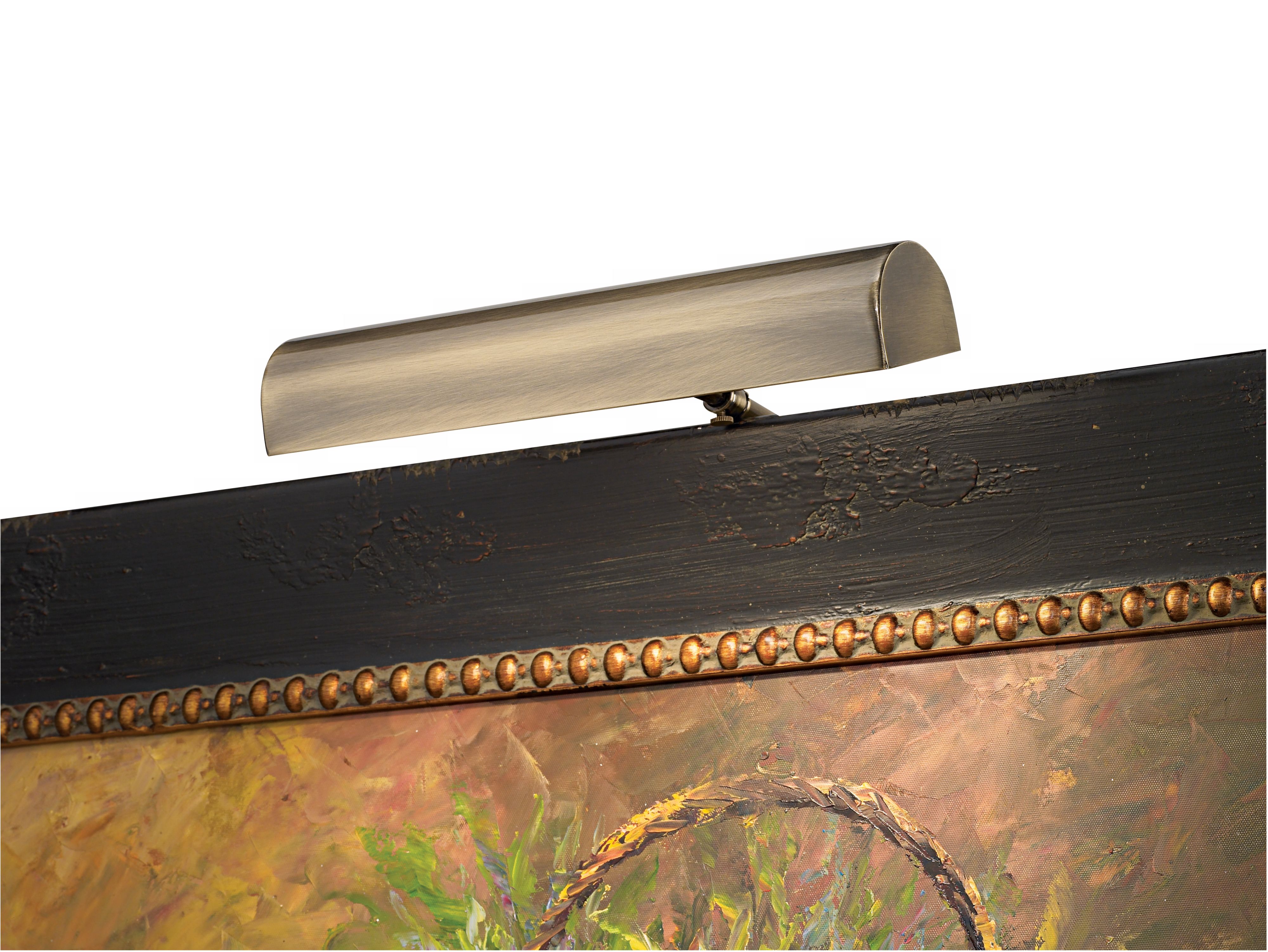 Concept 11 1/2" Wide Antique Finish Cordless Picture Light