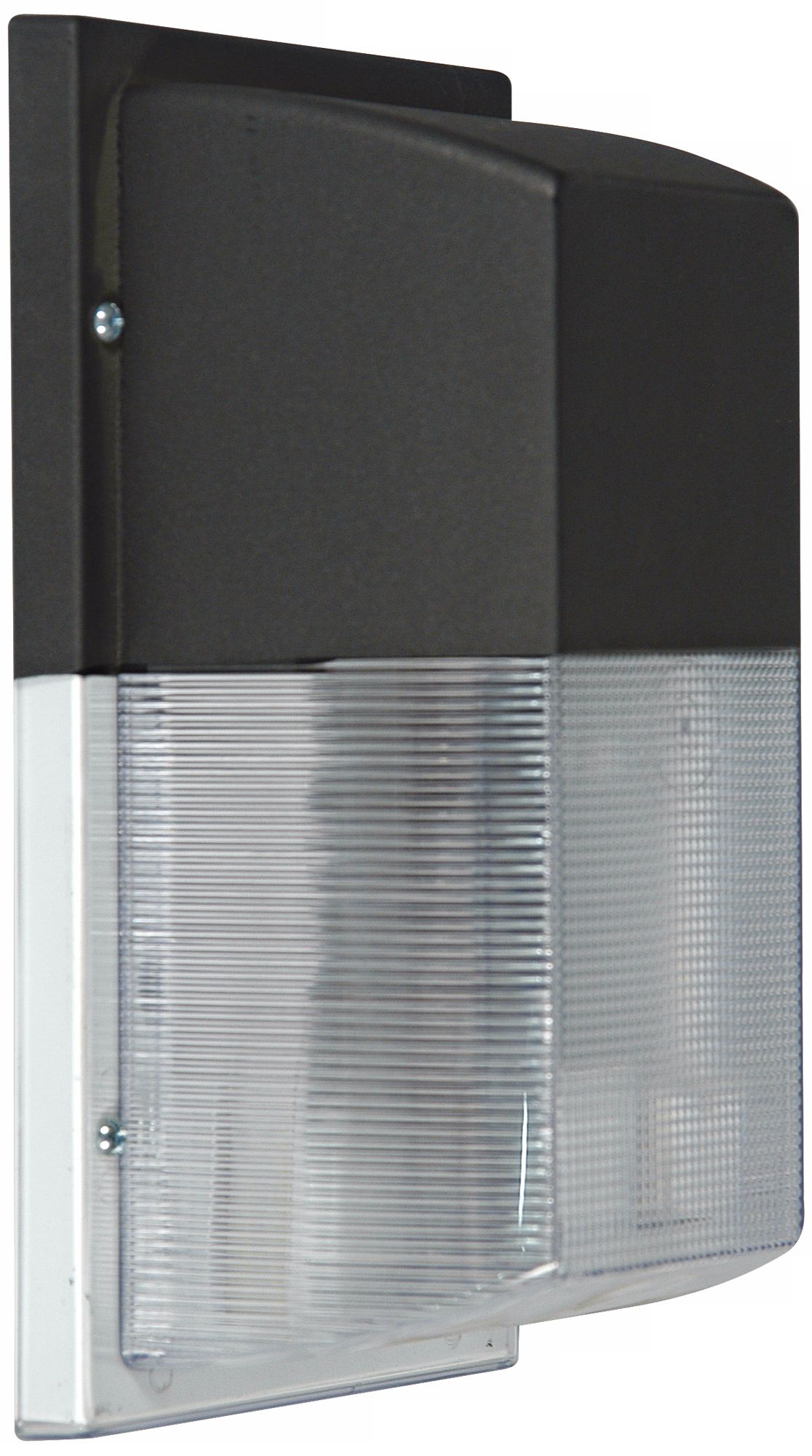 Black and White 8" High Outdoor Wall Light