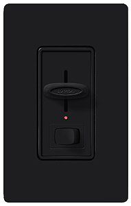 Lutron Skylark 600W 3-Way Preset Slide Black Dimmer