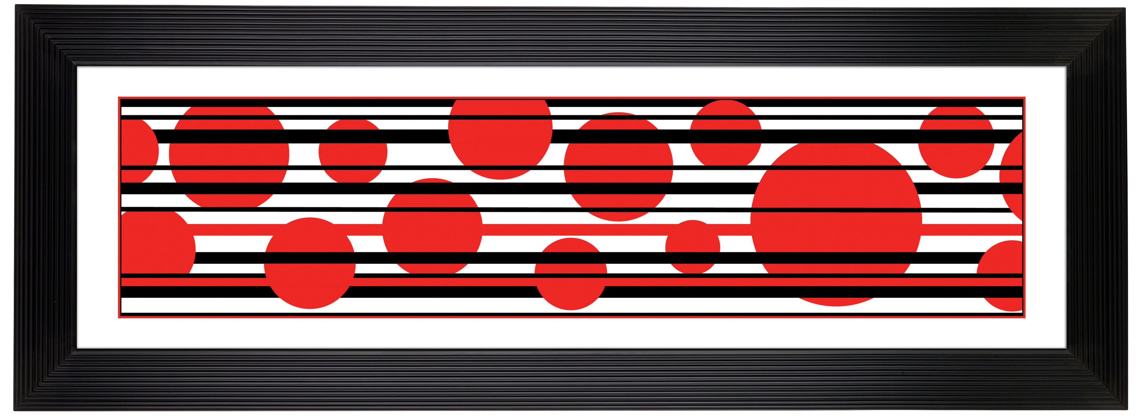 Red Balls Giclee 52 1/8" Wide Wall Art