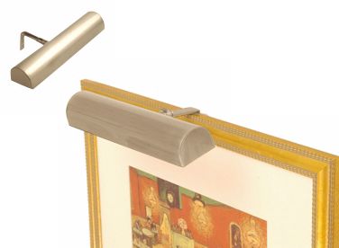 Concept 11 1/2" Wide Satin Nickel Cordless Picture Light