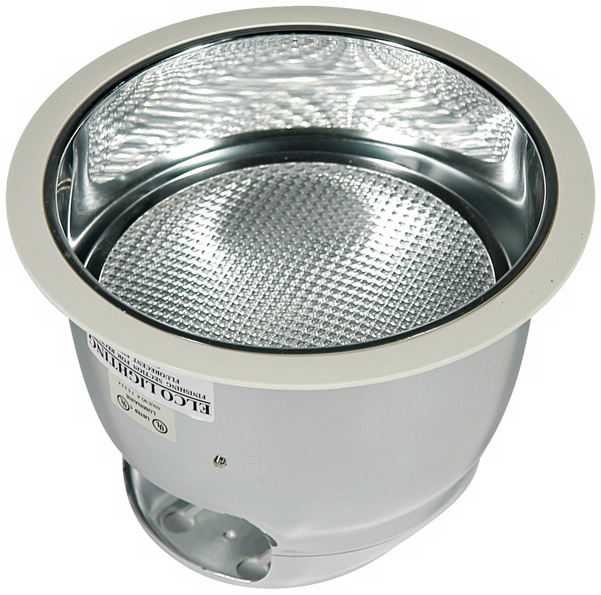 Elco 8" Reflector Trim with Prismatic Lens