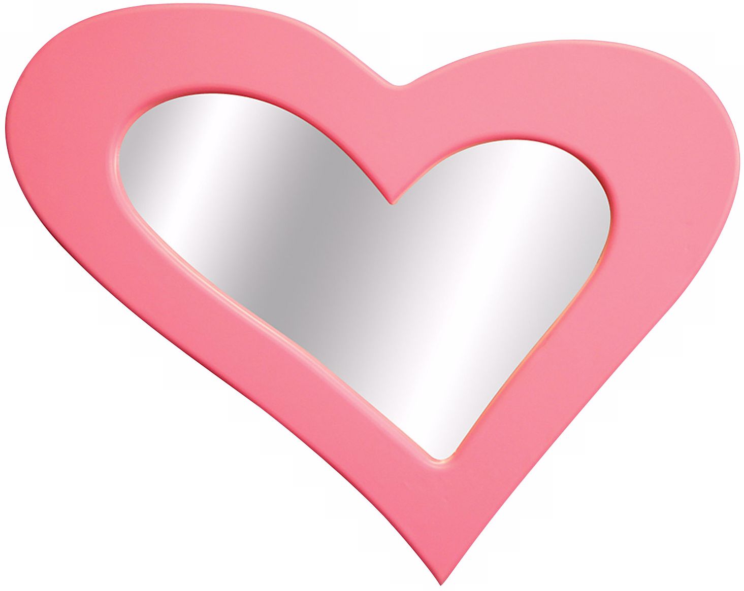 Pink Heart Wall Mirror