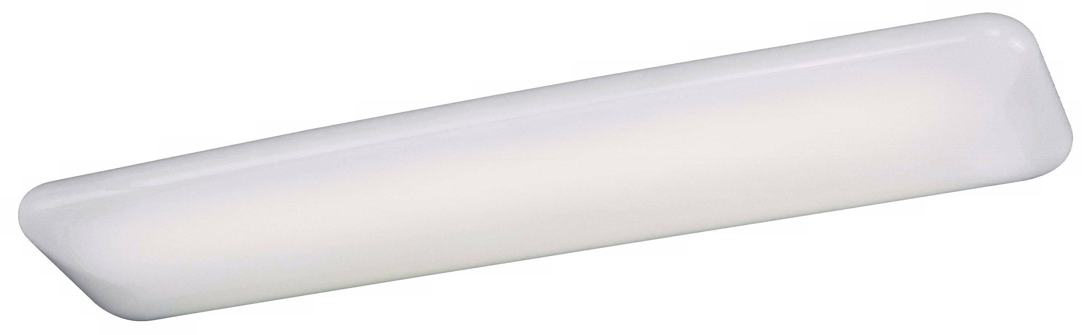 White Puff  51 1/4" Long Ceiling Light