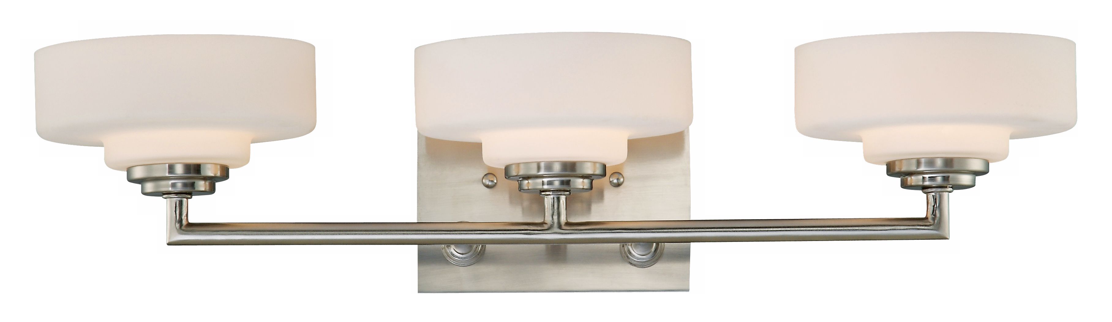 Possini Euro Deco Opal Etched Glass 22" Wide Bath Light