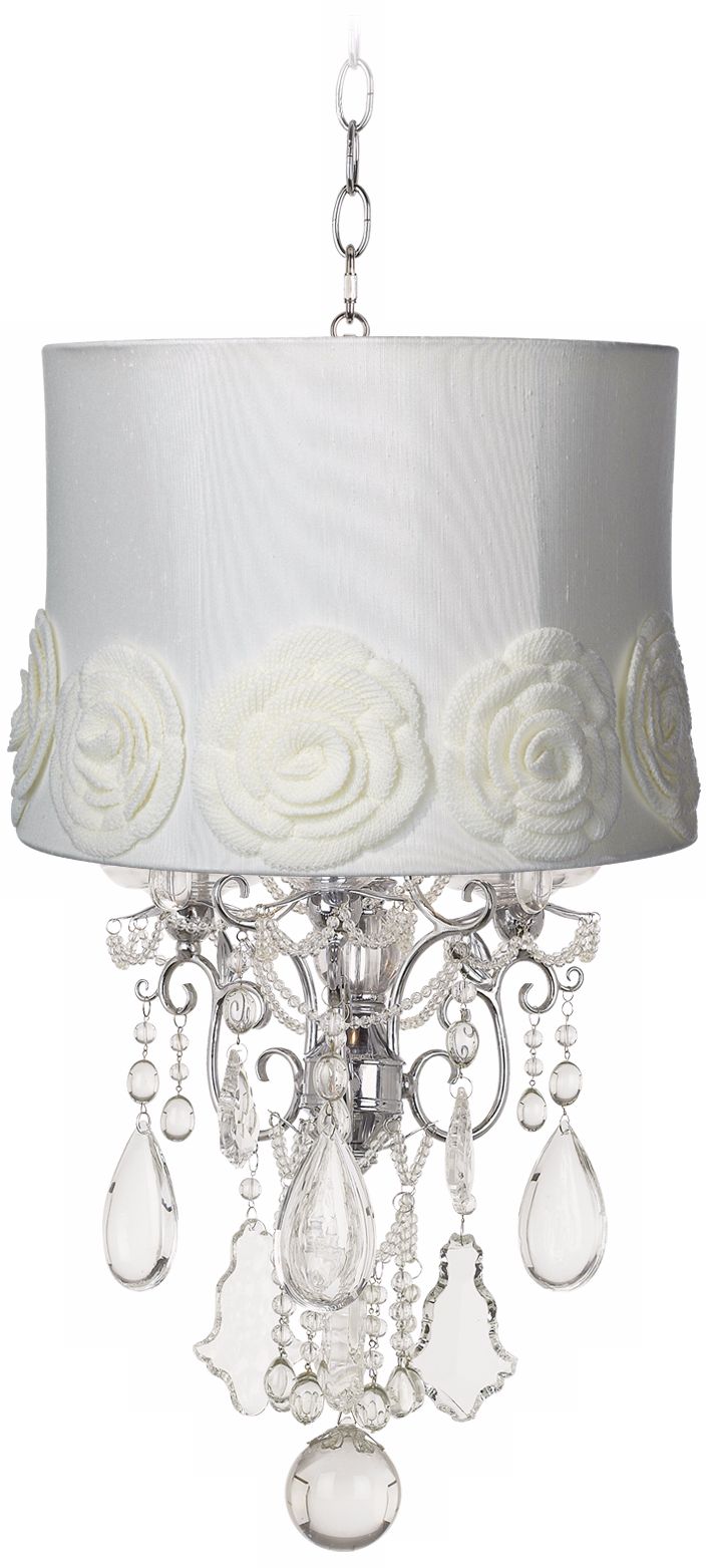 Belle of the Ball Designer Crochet Shade Mini Chandelier