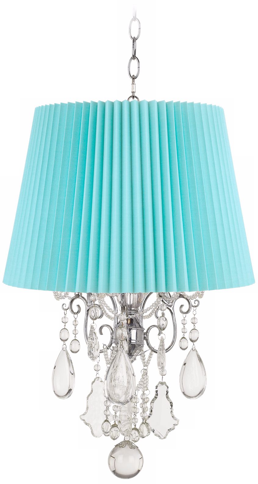 Belle of the Ball Designer Pleat Shade Mini Chandelier