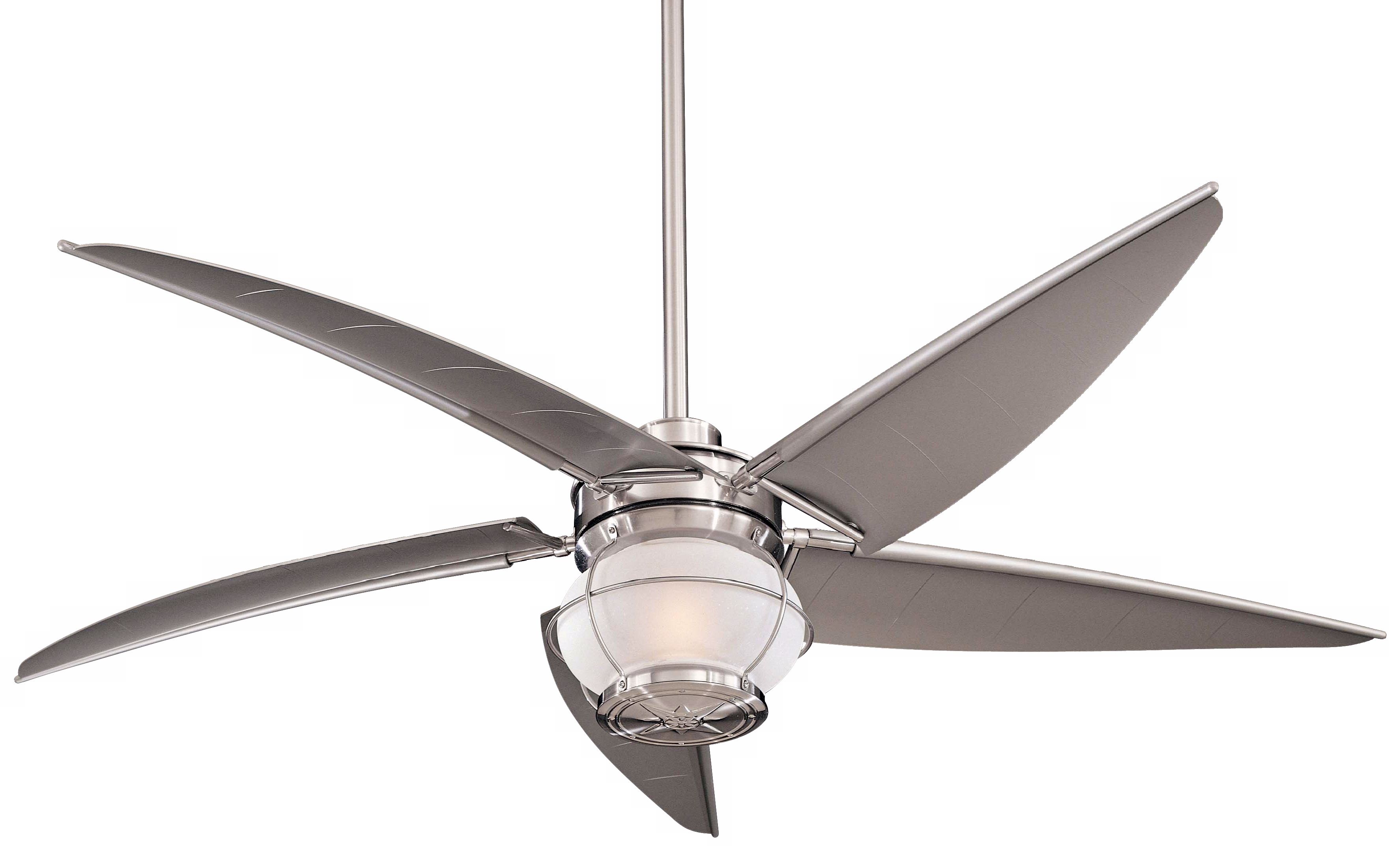 60" Minka Magellan Brushed Nickel Wet Location Ceiling Fan