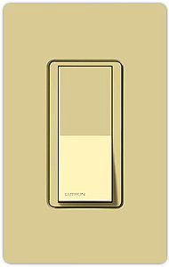 Lutron Claro Ivory Single Pole Switch