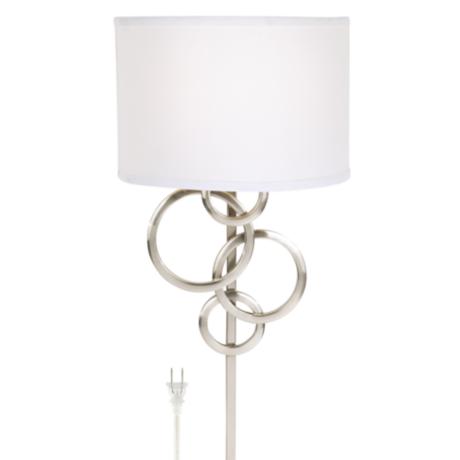 Possini Euro Design Circles Plug-In Wall Sconce - #70954 LampsPlus.com