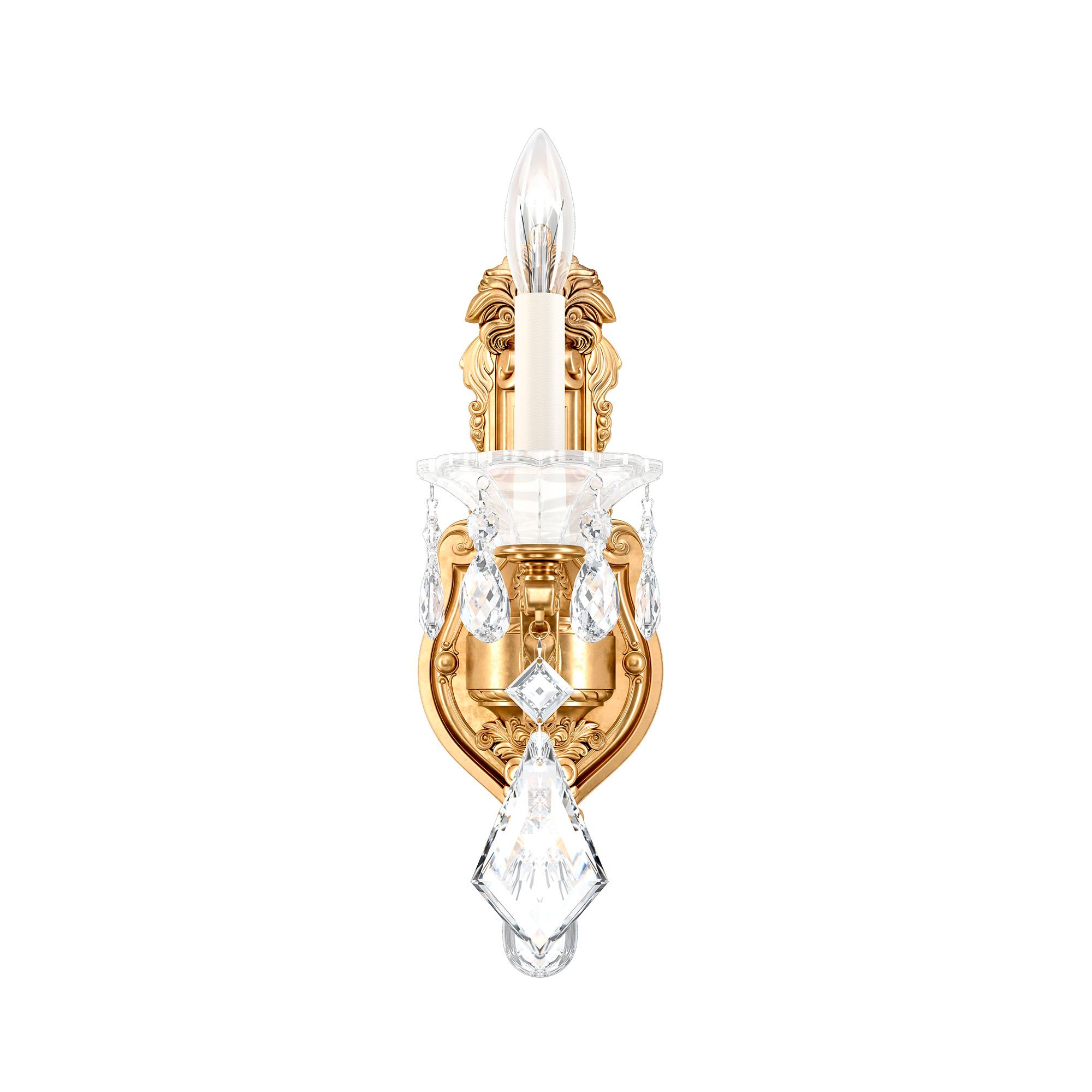 Schonbek La Scala Collection 16" High Crystal Wall Sconce