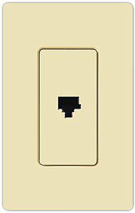 Lutron Claro Phone Jack