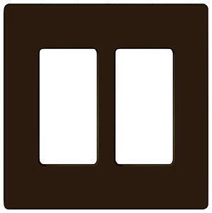 Lutron Claro 2 Gang Screwless Faceplate