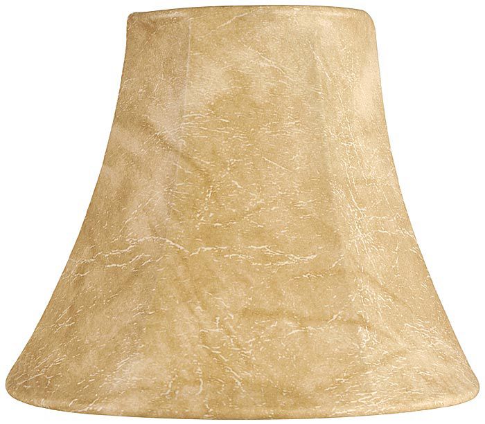 Faux Leather Chandelier  Lamp Shade 3x6x5 (Clip-On)