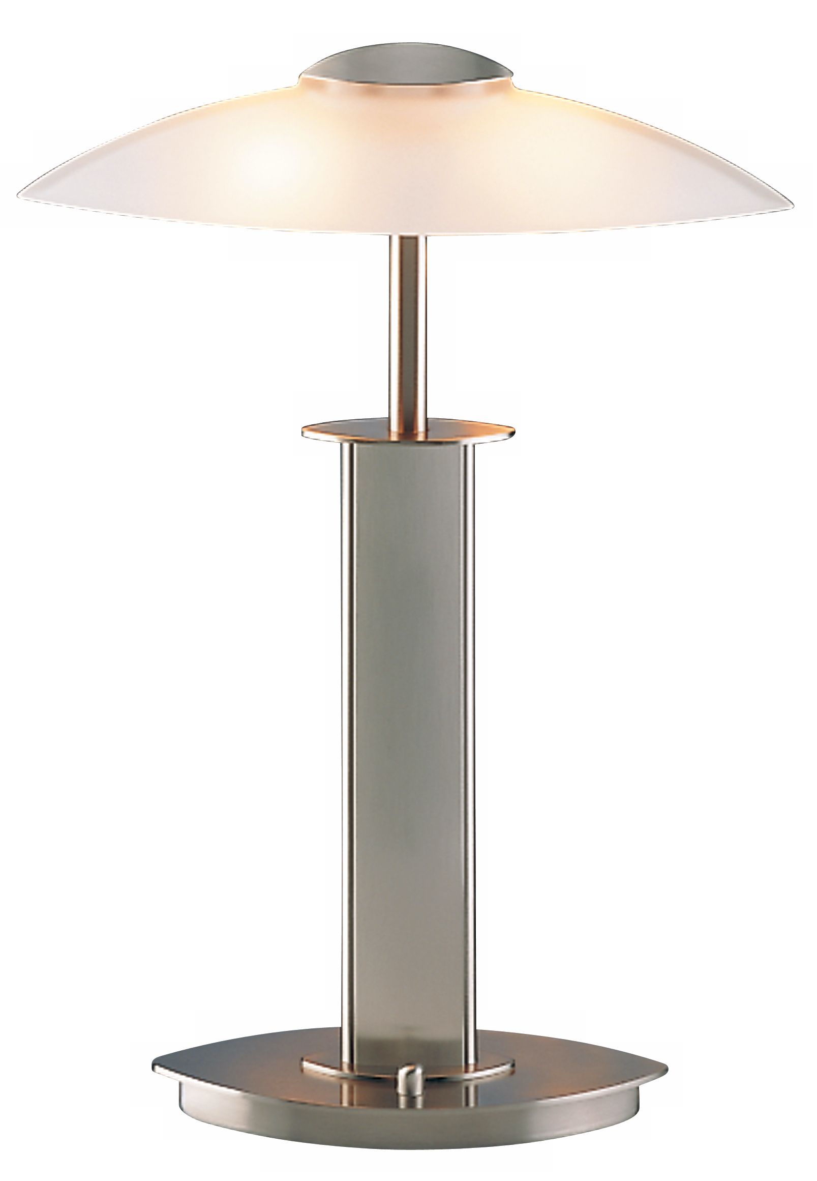 Holtkoetter Satin Nickel Finish Halogen Desk Lamp