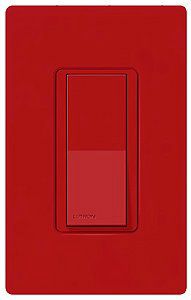 Lutron Diva Hot Red SC Single Pole Switch