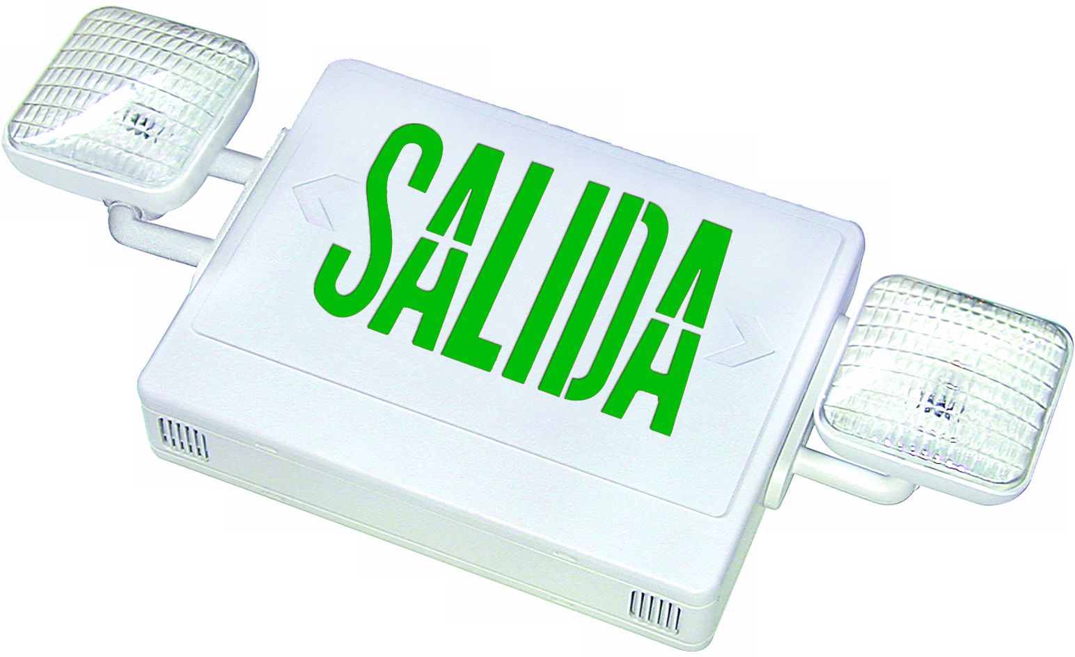 Green Salida for Emergency Exit Sign Faceplate