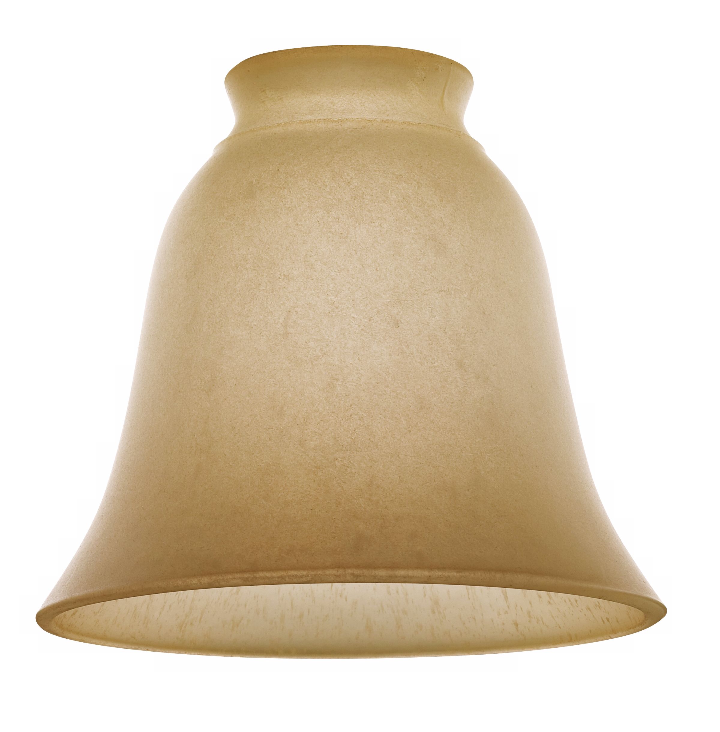 2 1/4" Fitter Set of 4 Flax Finish Side Glass Shades