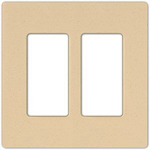 Lutron Diva Desert Stone SC Double Gang Wallplate
