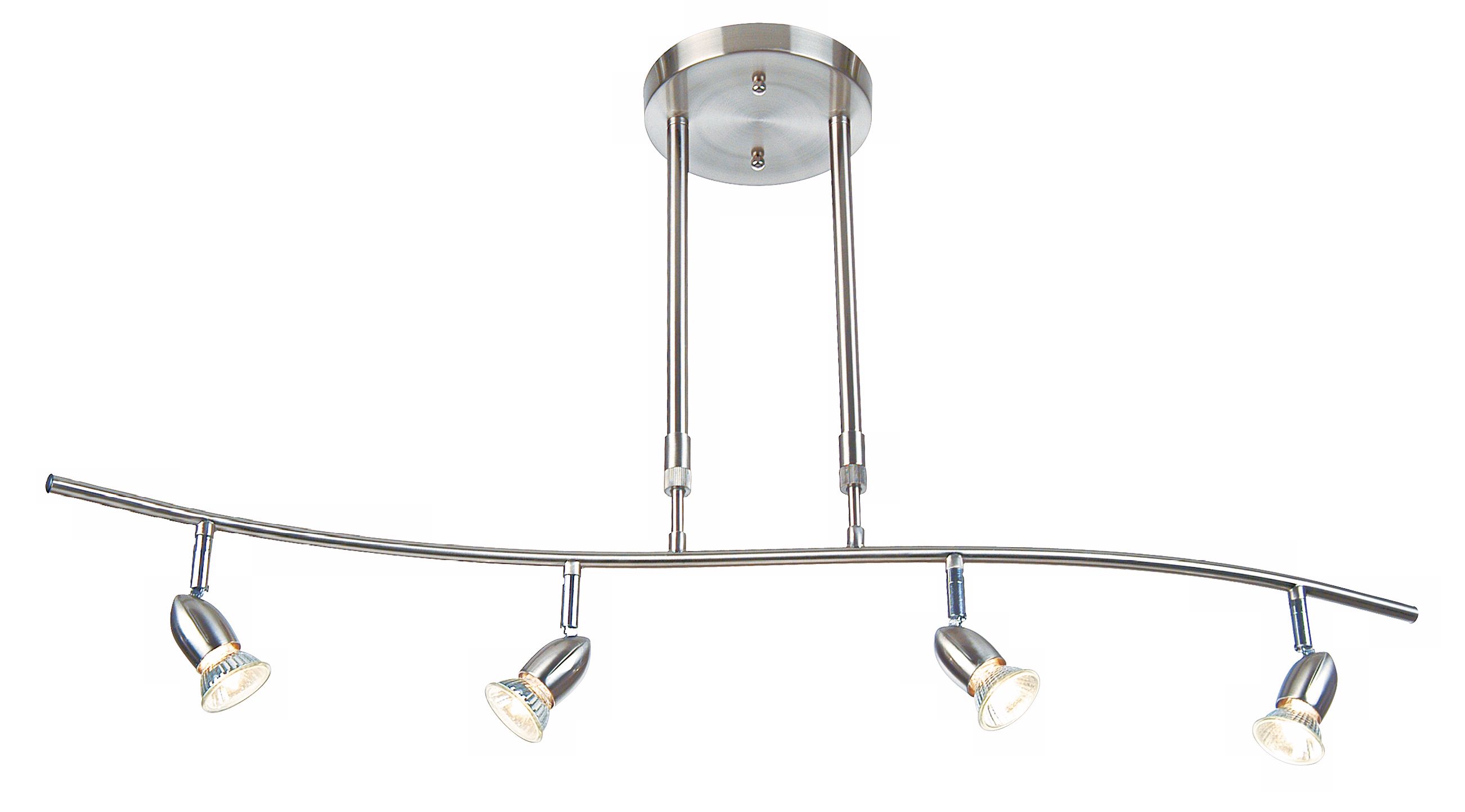 Pro Track® 200 Watt Brushed Steel Line Voltage Light Fixture