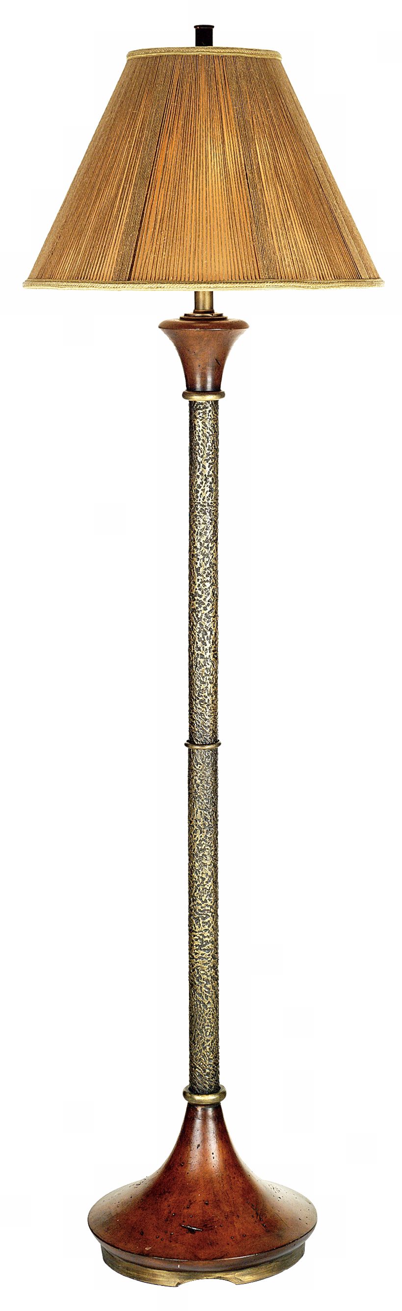 Glen Haven Collection Aged Wood Floor Lamp