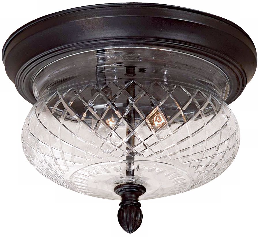 Estate Collection 11 1/4" Wide Outdoor Flush Mount Light