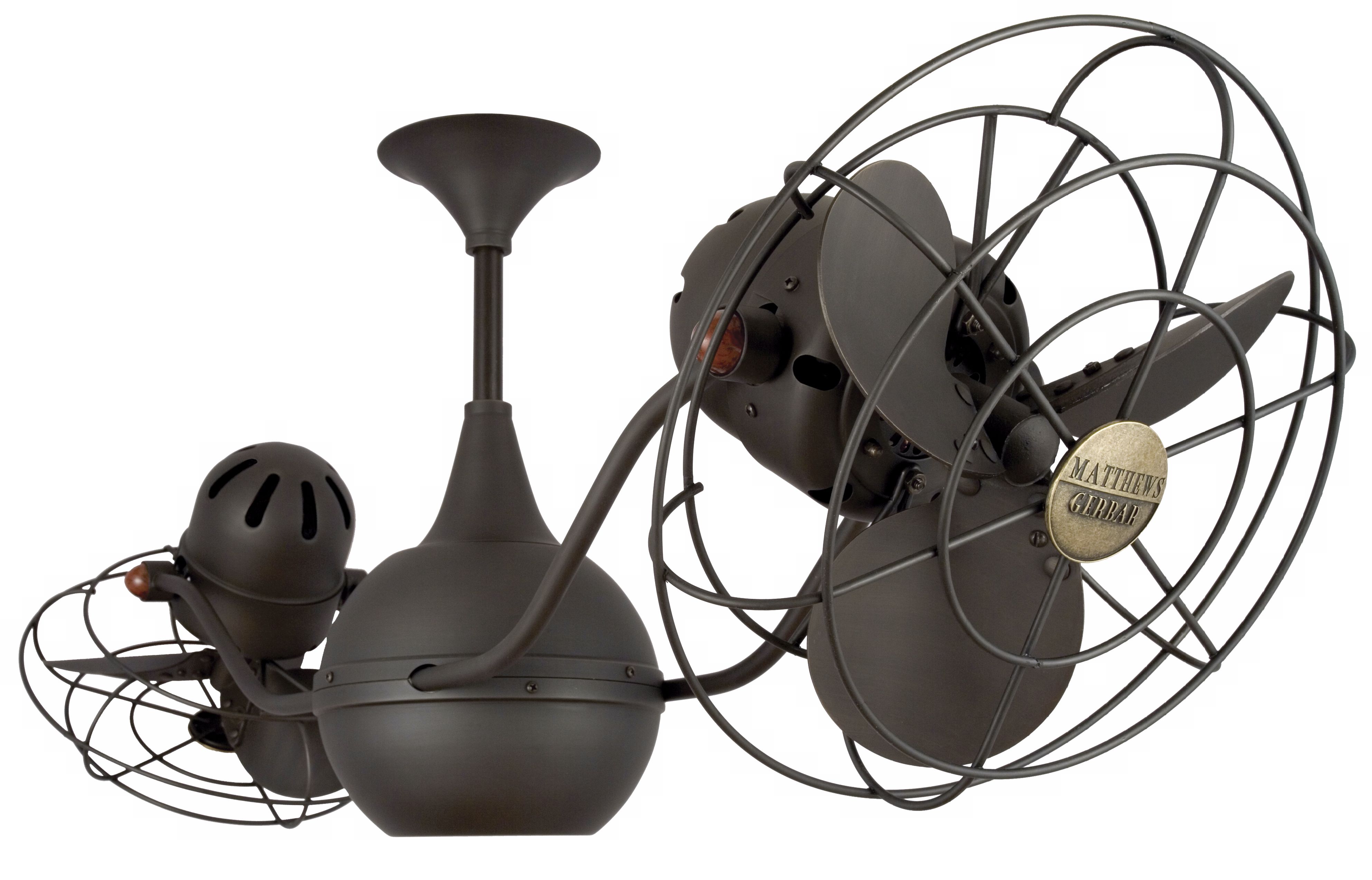 42" Matthews Vent Bettina Bronze Metal Ceiling Fan