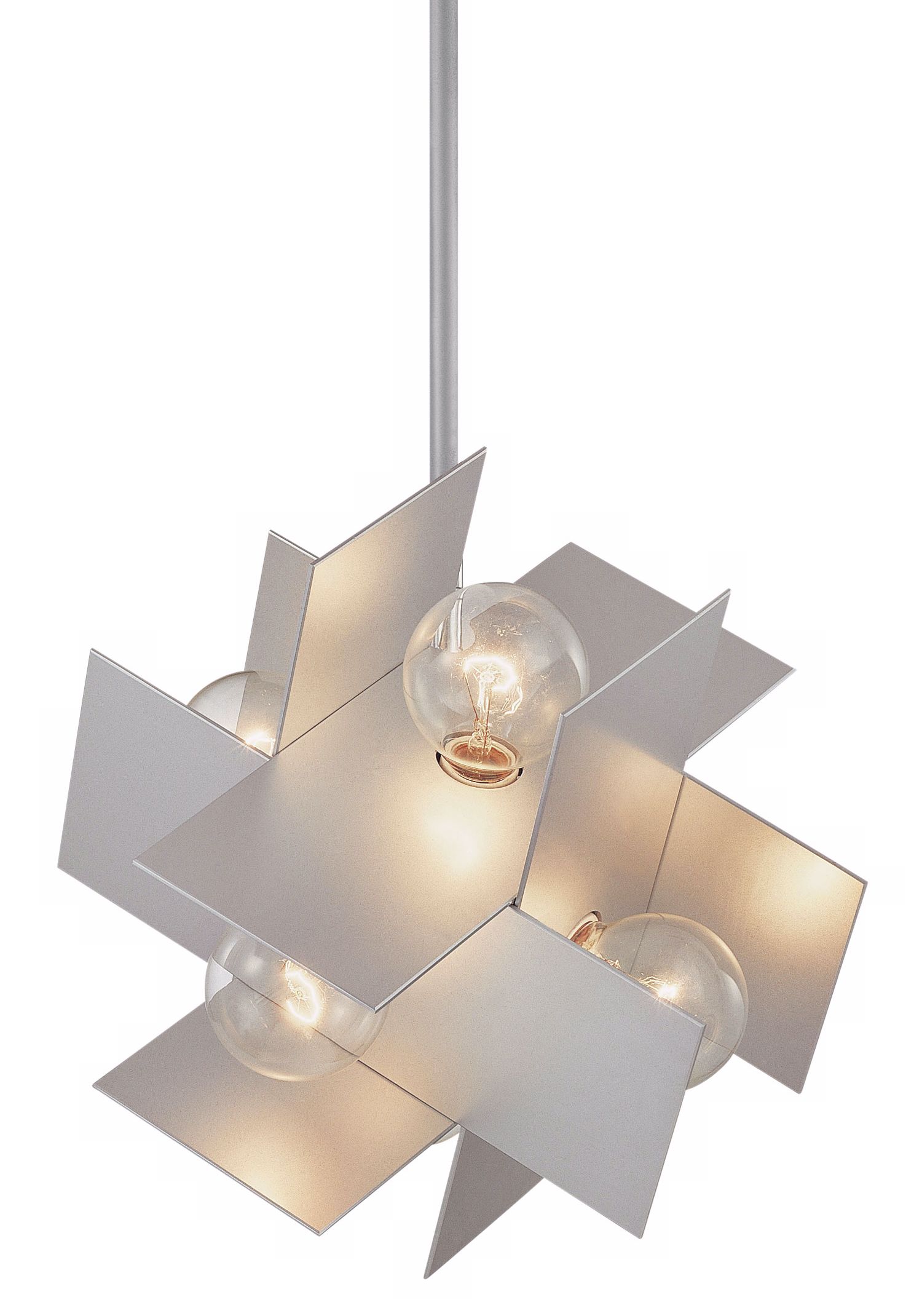 Sonneman Aluminum Planes Modern Pendant Chandelier