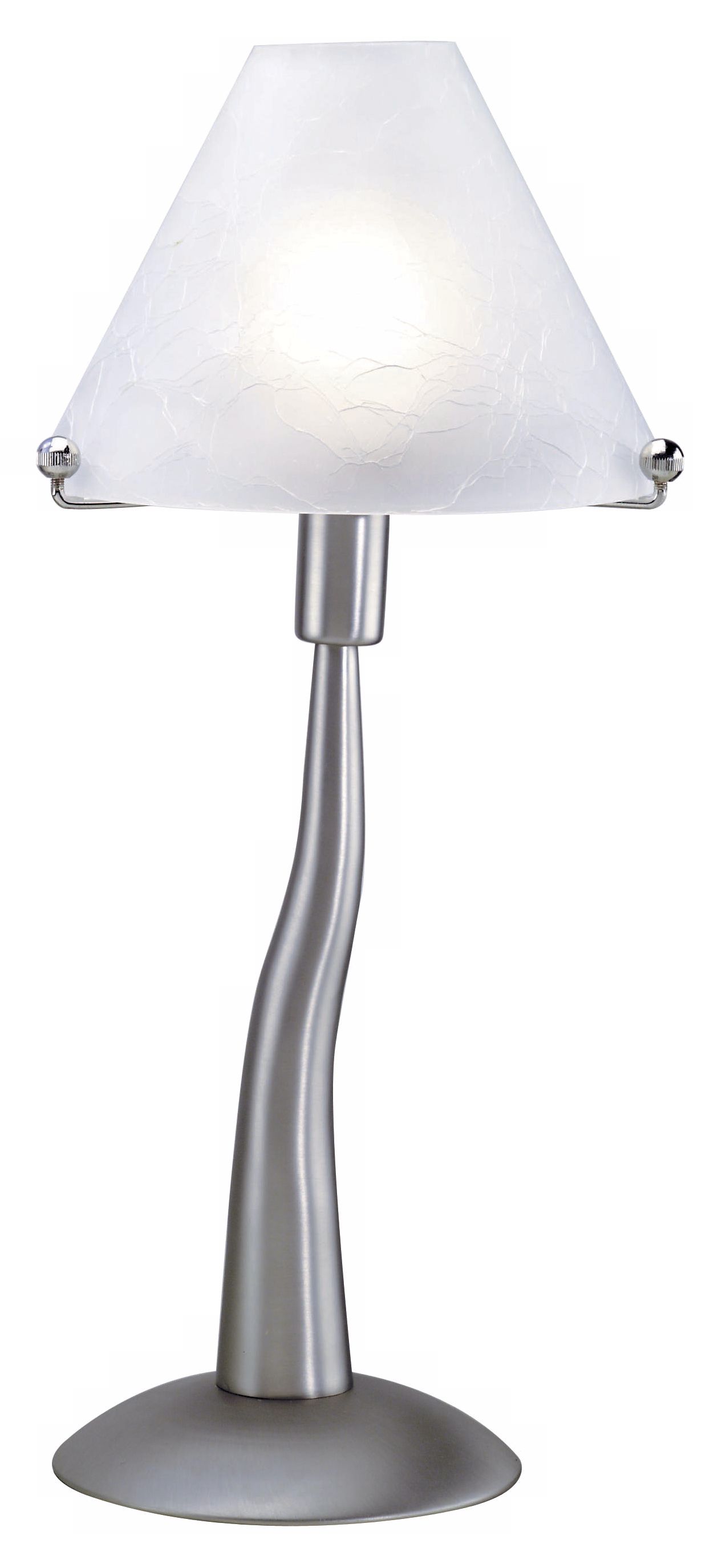 Elfin Satin Steel Table Lamp