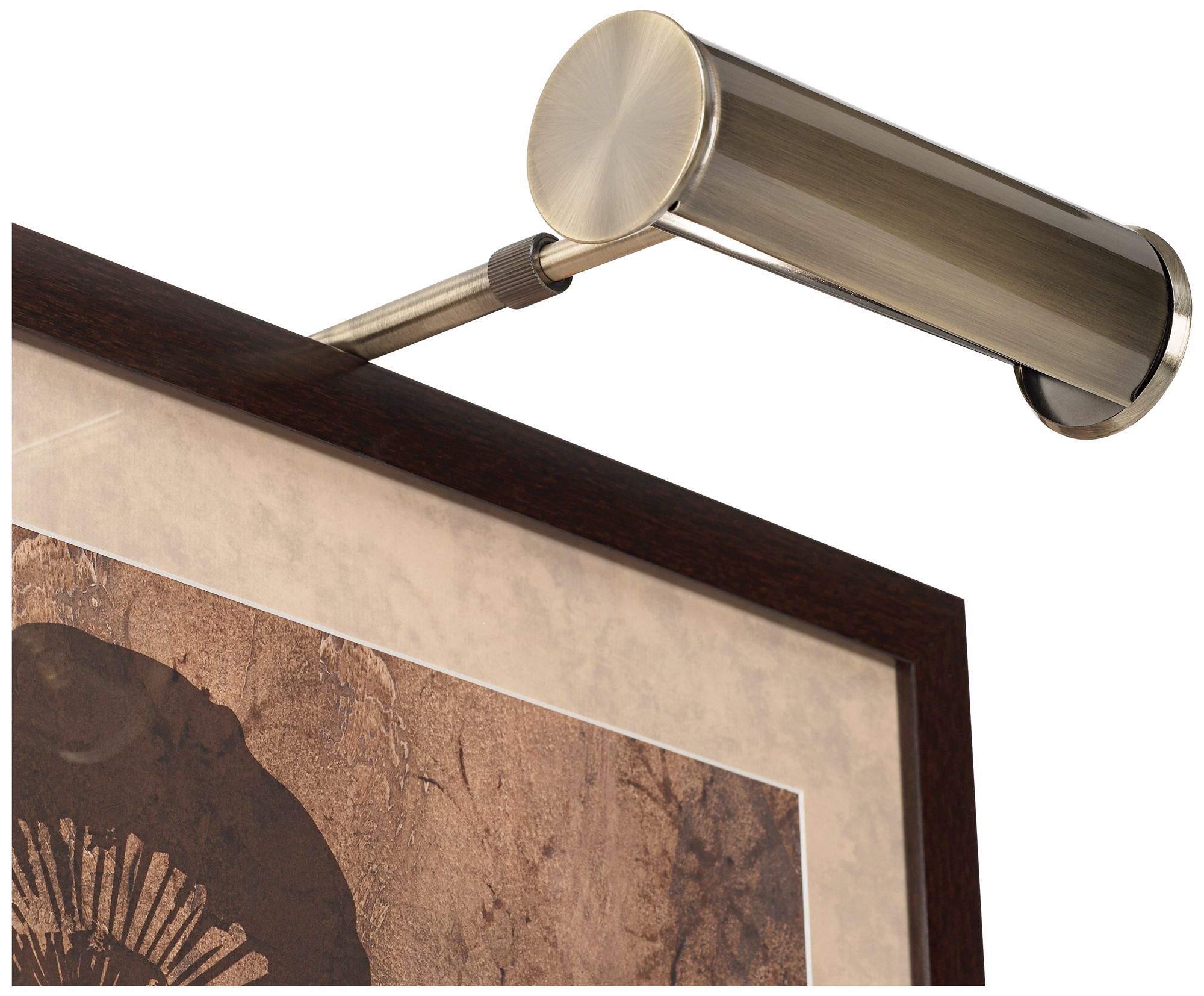 House of Troy Antique Brass Battery Powered 7" Picture Light