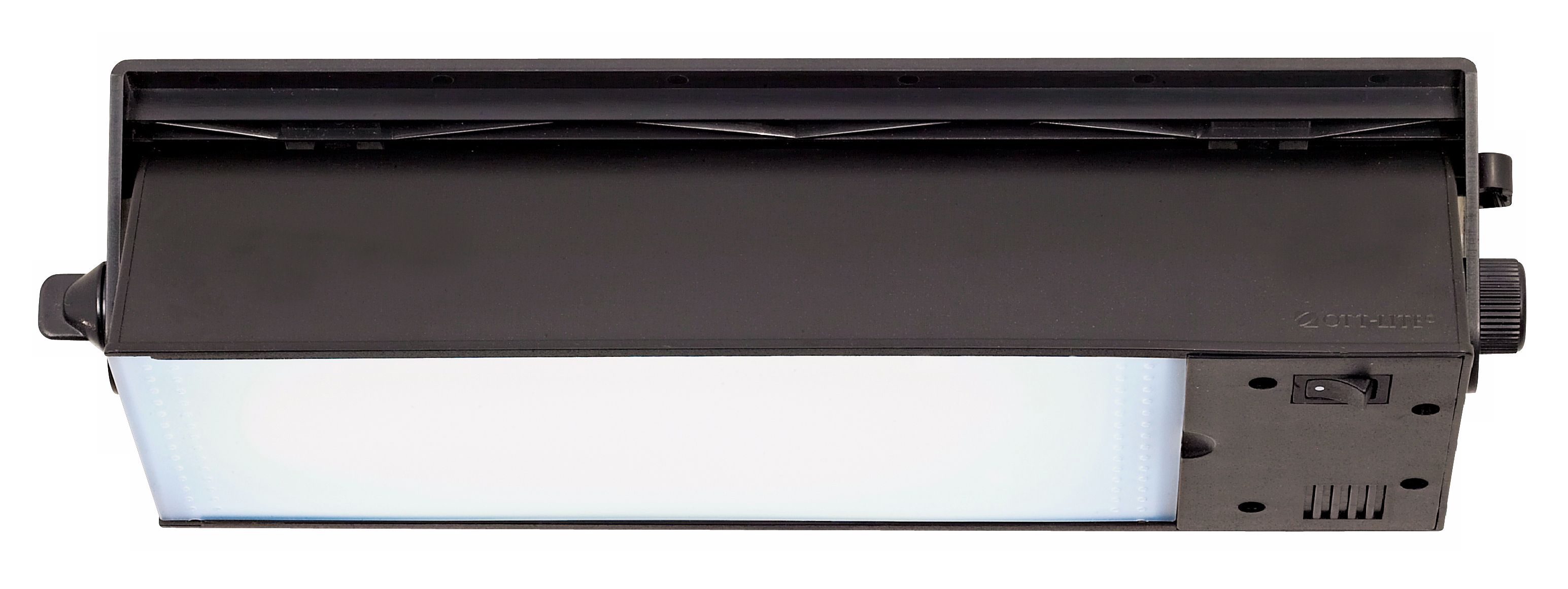 OTT LITE Swivel Black Fluorescent Under Cabinet Light 73298