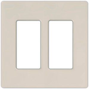 Lutron Diva SC Double Gang Wallplate