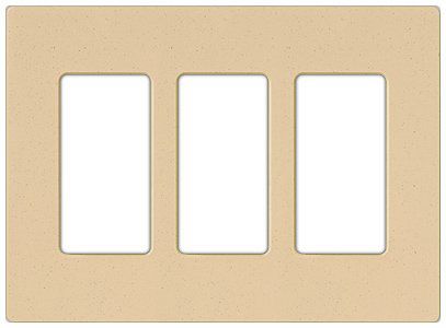 Lutron Diva Desert Stone SC 3 Gang Wallplate
