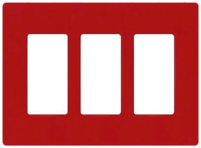 Lutron Diva SC 3 Gang Wallplate