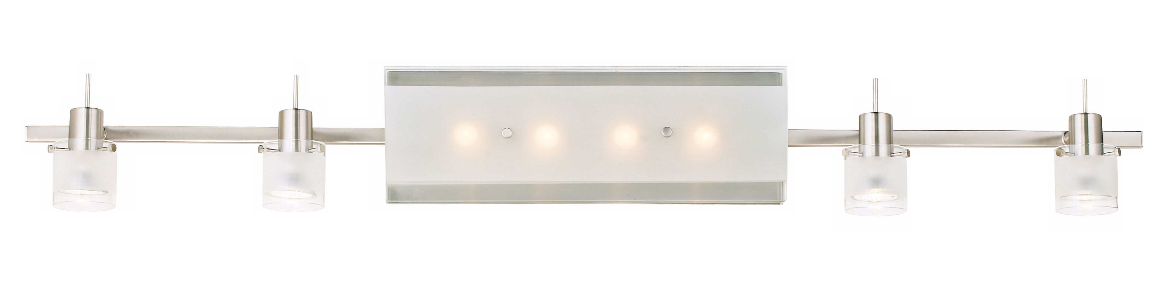 Adjustable Eight Light 43 13 Wide Bath Light Fixture 73698